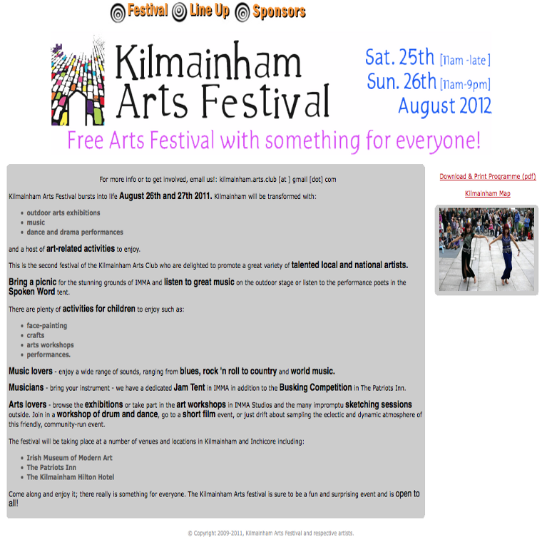 Kilmainham Arts Festival
